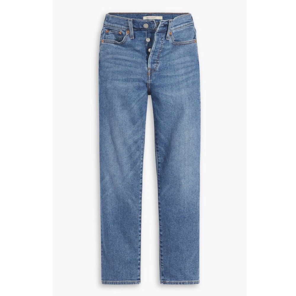 LEVI’S Wedgie Straight Fit Jeans in Summer Love In The Mist - Picture 3 of 14